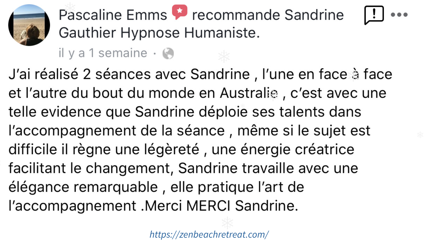 Témoignage Pascaline