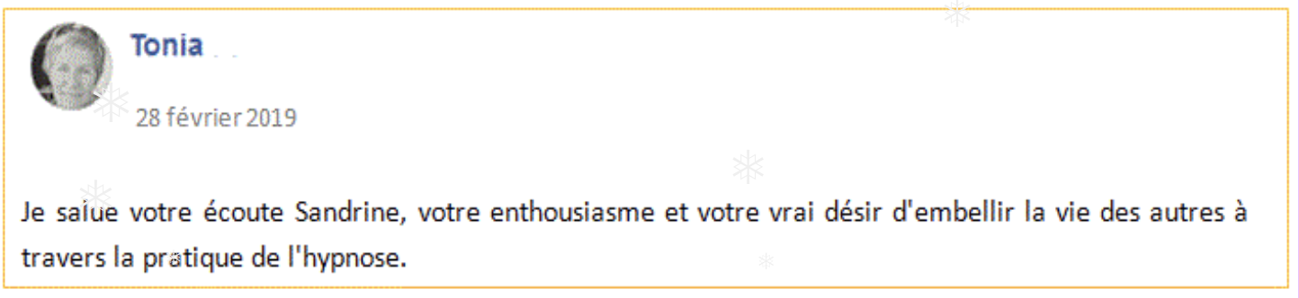 Témoignage Tonia
