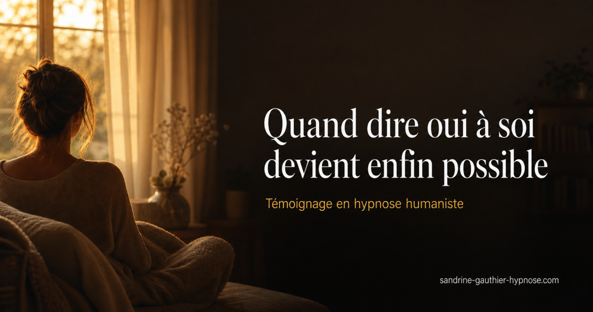 Dire oui à soi, Christiane témoigne